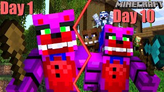 I Survived 100 Days In Minecraft FNAF Hardcore Days 110 [upl. by Xever]