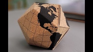 Mini Cork Foldable Globe [upl. by Trow380]