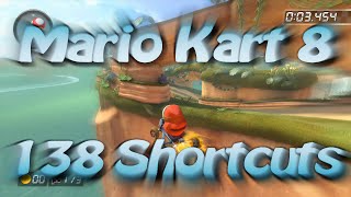 138 Shortcuts in Mario Kart 8 [upl. by Acirtal]