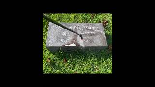 Headstone cleaning Ann Tolar 19191930 [upl. by Rosio]