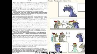 Drawing page 24 wingsoffire wof dragon comic timelapse HELP fanfiction [upl. by Pearson]