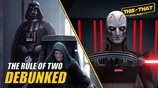 Do Inquisitors Break The Sith Rule Of Two [upl. by Nirrek]