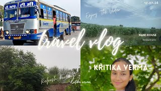 Travel with me in PRTC bus to nani house [upl. by Irb]