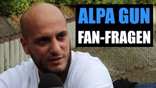 ALPA GUN FanFragen Shindy ist cool Azad Beef wegen Sido Farid Freundschaft Fler Fard GZSZ [upl. by Ullund257]