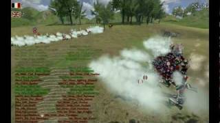 Epic MountampMusket Line battle  French Old Guard vs British Line Infantry [upl. by Salhcin]