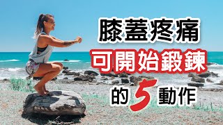 膝蓋痛能開始做的5個訓練動作｜強化膝蓋｜葛蕾蒂斯Gladys Fit Life [upl. by Morty]