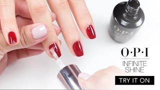 Try It On OPI Infinite Shine [upl. by Felix]