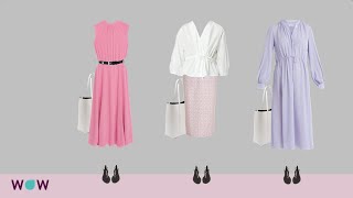 Dresses amp skirts capsule wardrobe 26 summer outfit ideas [upl. by Ferde282]