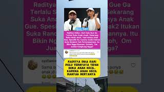 Raditya Dika dari dulu ternyata tidak suka an4k2 karena pertanyaan random radityadika [upl. by Babette]