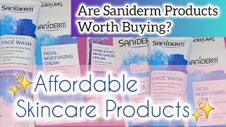 Affordable Skincare Products ✨️  Winter Skincare Routine  Saniderm skincare selfcare youtube [upl. by Stanton]