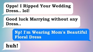 SIL tore my wedding dress just a day before my wedding but shes about to be surprised [upl. by Ahcorb]