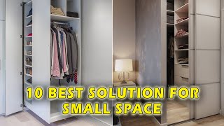 TOP 10 Walk In Closet For Small Bedroom  Small Space Interior Design And Home Decor Ideas [upl. by Esinahs997]