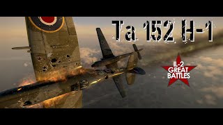 【IL2 Sturmovik Great Battles】 Battle of Bodenplatte  Ta 152 H1 VS Spitfire MkXIV [upl. by Dino257]