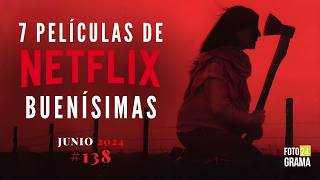 ¿No sabes qué ver 7 Buenas Películas Atrapantes en NETFLIX  Fotograma 24 con David Arce [upl. by Eidnac699]