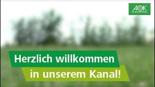 Sport Entspannung Ernährung Schmerztherapie Beratung Die AOK RheinlandHamburg ist für dich da [upl. by Thormora]