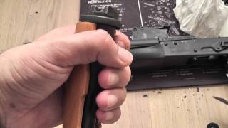 How to install a quadrail foregrip on an AK 47 [upl. by Yliab]