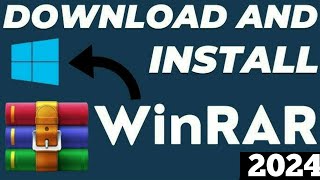 HOW TO INSTALL WinRAR Software Windows 7 10 11 HindiUrdu in 2024👍 [upl. by Egwin]