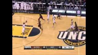 UNCGs Trevis Simpson Dunk vs Virginia Tech [upl. by Clarette]