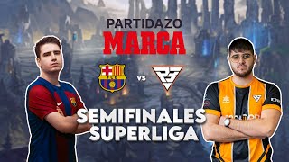 EN DIRECTO SUPERLIGA LEAGUE OF LEGENDS  PLAYOFF Barça Esports  Ramboot Club [upl. by Yvor]