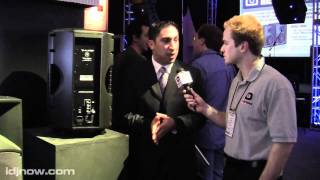 MACKIE TH12A THUMP POWERED SPEAKER NAMM 2011 WITH I DJ NOW [upl. by Kahaleel]