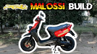 Modding a Yamaha BWS with MALOSSI parts STAGE 1 Upgrade [upl. by Sorrows]