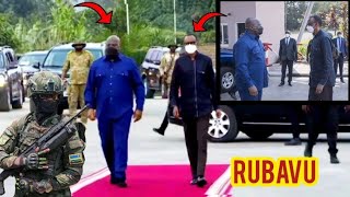 VIDEO  Reba uko HE Kagame yahuye na Tshisekedi iRubavu kumupaka [upl. by Zebaj538]