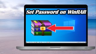 How to Set Password on Folder Already Existing WinRAR [upl. by Llevel587]