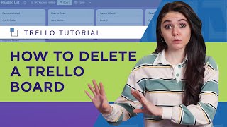 Trello 2024 Tutorial How to Quickly Delete a Trello Board [upl. by Reh]