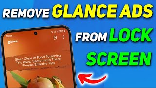 How to Remove Glance from Lock Screen in Samsung Galaxy M35  Turn Off Glance on Samsung M35 [upl. by Dnarb549]