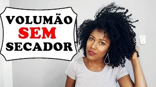 3  SUPER VOLUMÃO SEM USAR SECADOR  DICA FÁCIL  KAMILA TCHARA [upl. by Willmert931]