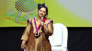 Famous Voice Over Artist Meghana Erande Performing on Bahurangi Bahars Stage [upl. by Aled]