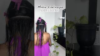 ESCOVA E TOUCA NERO  MINHA FINALIDADE alisadas cabelo [upl. by Downall766]