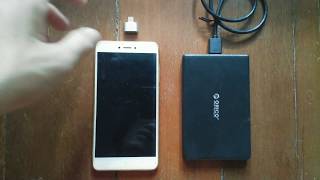 วิธีเชื่อมต่อ OTG HDD หรือ SSD box กับมือถือ android [upl. by Tram387]