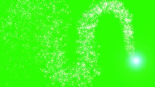 Moving Particles 1  Green Screen  Chroma Key [upl. by Weinrich783]