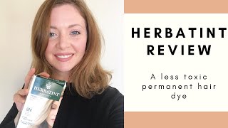 Herbatint Hair Color Gel Review and Tutorial 8N Light Blonde  a less toxic option [upl. by Byrle]