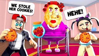 WE PRANKED GRANDMA and NOW SHES MAD 👵🏻 Roblox Team Grandma Escape [upl. by Noelani]