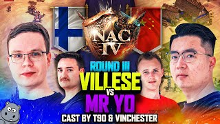 NAC 4  MR YO vs VILLESE  T90 and VINCHESTER cast together [upl. by Ellerrehs]