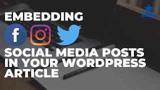 How To Embed Social Media Posts Facebook Instagram amp Twitter In WordPress [upl. by Abernathy]