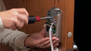 Schlage CO Electronic Locks Installing a Cylindrical Electronic Lock [upl. by Leunas]