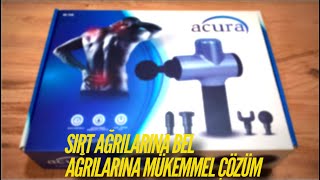 Acura 6 Seviyeli 4 Başlıklı Şarjlı Masaj Aleti Masaj Tabancası acura bayindirelektronik [upl. by Nylatsirhc239]