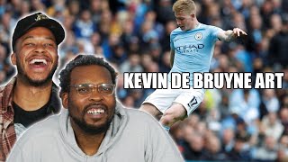 Americans React to Kevin De Bruyne  When Football Becomes Art [upl. by Aiciruam]