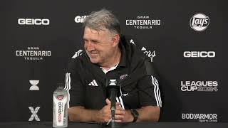 MESSI e Inter Miami Tata Martino habla del BUEN ARRANQUE tras triunfo vs Puebla en Leagues Cup [upl. by Rasia308]