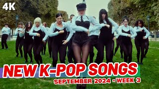 NEW KPOP SONGS  SEPTEMBER 2024 WEEK 3 [upl. by Nanfa]