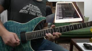 Loopy HD with Sampletank MIDI Guitar 2 and Audiobus in iOS [upl. by Otnas]