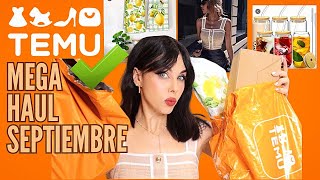 🔴 HAUL TEMU 🍁Decoración HOGAR Y ROPA OTOÑO 2024😍🙊✨✨✨ [upl. by Aehs683]