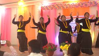 Ngolsyo ramrani X Lahur jani relaima  Nepali song  farewell Dance  Cover dance  Durga shrestha [upl. by Yrek]