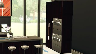 Functional Built In Double Oven amp Fridge │ Sims 4 │ No CC │ Build Tips [upl. by Duwalt]