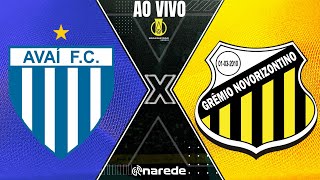 AVAI X NOVORIZONTINO AO VIVO  SÉRIE B 2023 AO VIVO [upl. by Glenine]