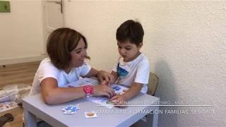 Intervención terapéutica Autismo Sesión 1 Formación familias agosto 2018 Peque 3 años 8 meses [upl. by Giark]