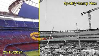 OBRAS CAMP NOU  25 OCTUBRE 2024 [upl. by Aikem]